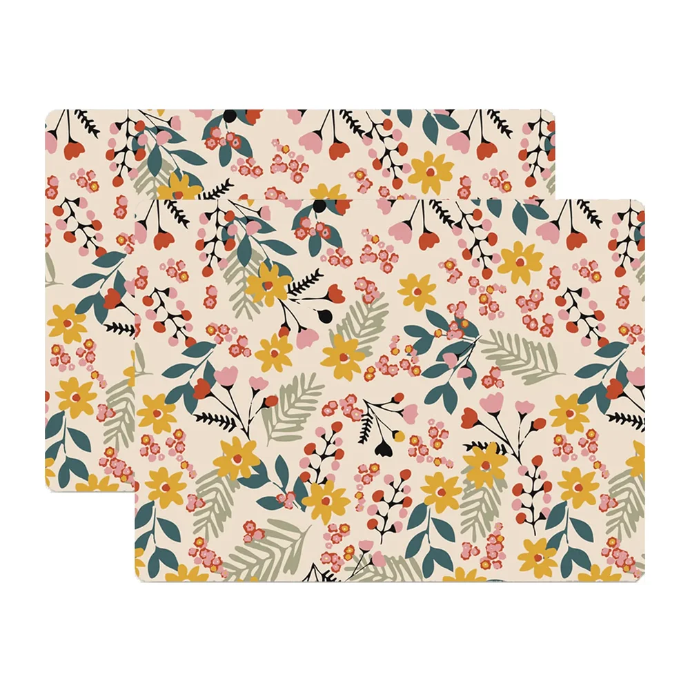 Flower spisebrikke 30 x 40 cm 2-pakning v:733175 Flower spisebrikke 30 x 40 cm 2-pakning v:733175