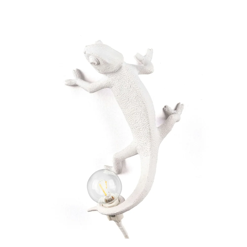 Chameleon Lamp Going Up Vegglampe, Hvit v:4451842