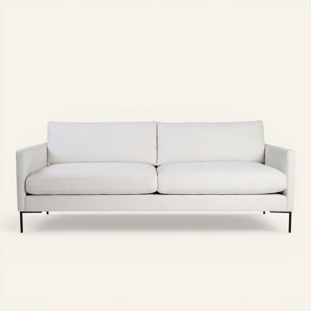 3 seter sofa hvit - 227x100x83 cm v:6159869