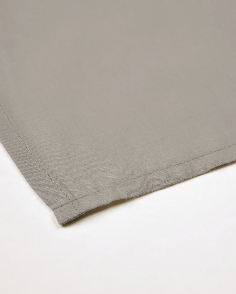 Bomullslaken lys grå – 150×260 cm v:7057926