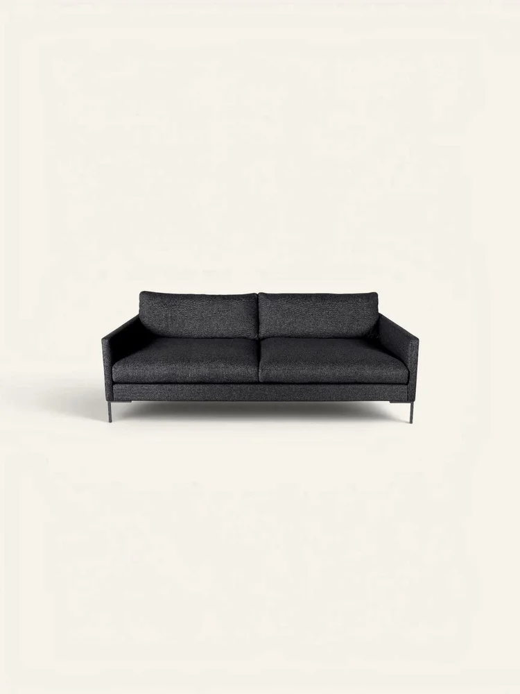 3 seter sofa svart – 227x100x83 cm v:509272 3 seter sofa svart – 227x100x83 cm v:509272