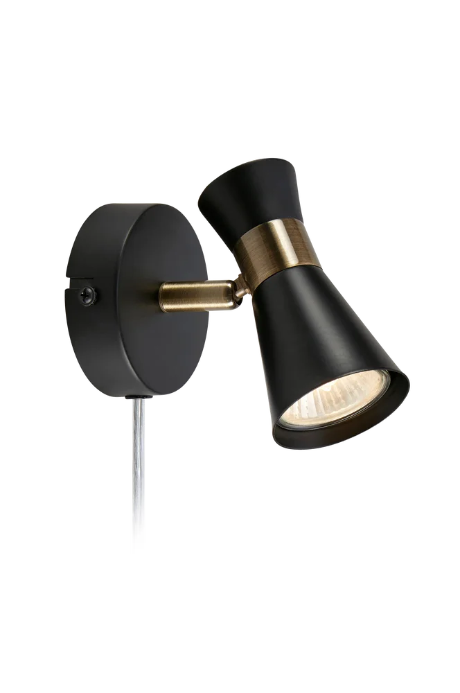 Vegglampe FOLIE – Svart – Belysning | m v:7902779 Vegglampe FOLIE – Svart – Belysning | m v:7902779