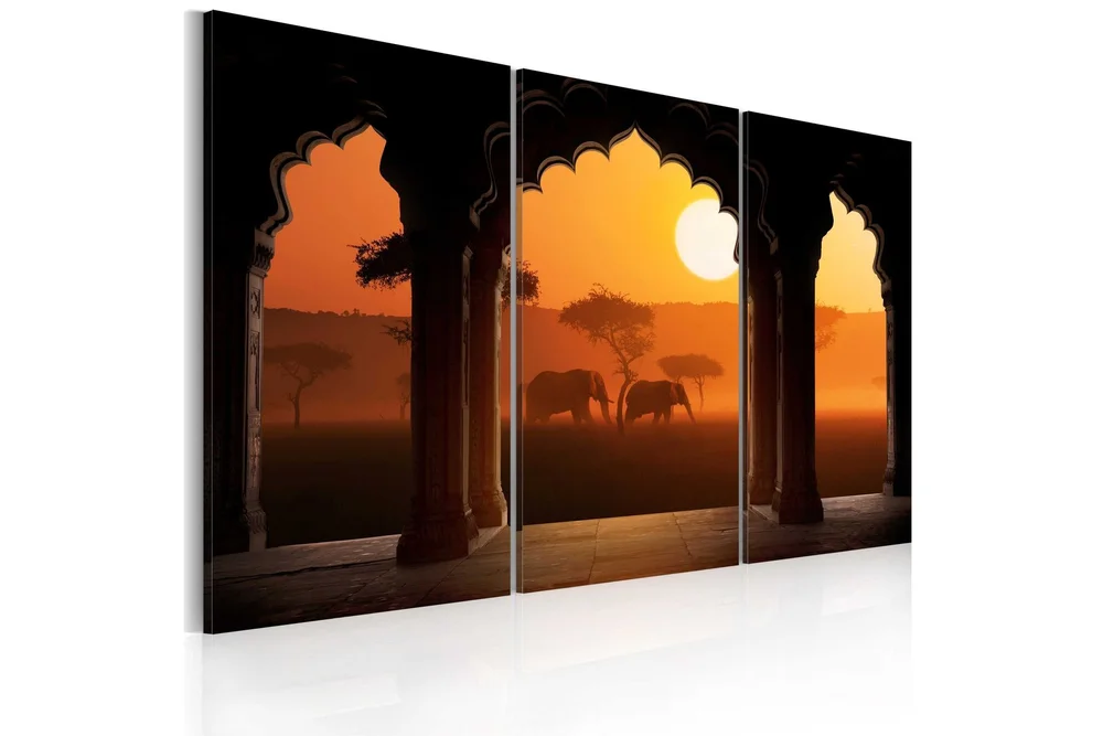 Bilde The Tranquillity Of Africa Triptych 120x80 v:4837097
