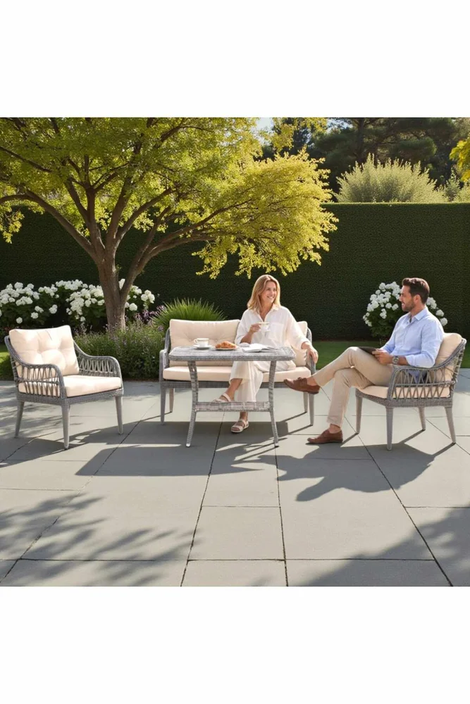 Garden Lounge Set Atelier Del Sofa Krem v:1384377