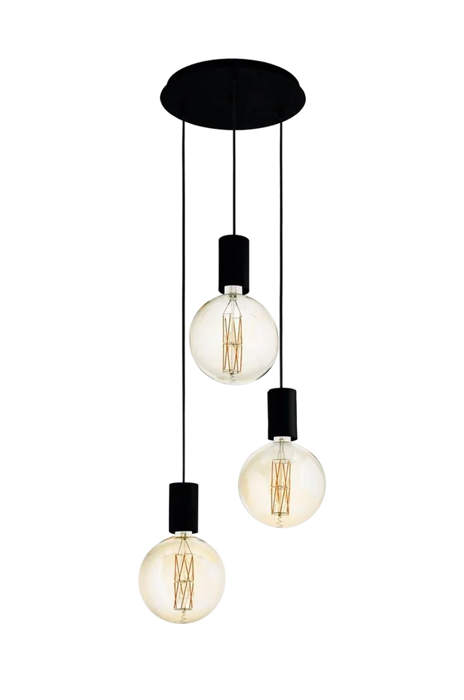 Takpendel Pozueta Round - Svart - Belysning | m v:5219845