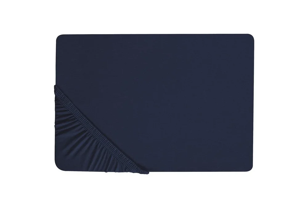 Laken med strikk Hofuf Blå, 140x200 cm v:9693684