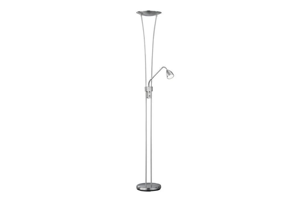 Gulvlampe TRIO Arizona Børstet stål v:7702638 Gulvlampe TRIO Arizona Børstet stål v:7702638