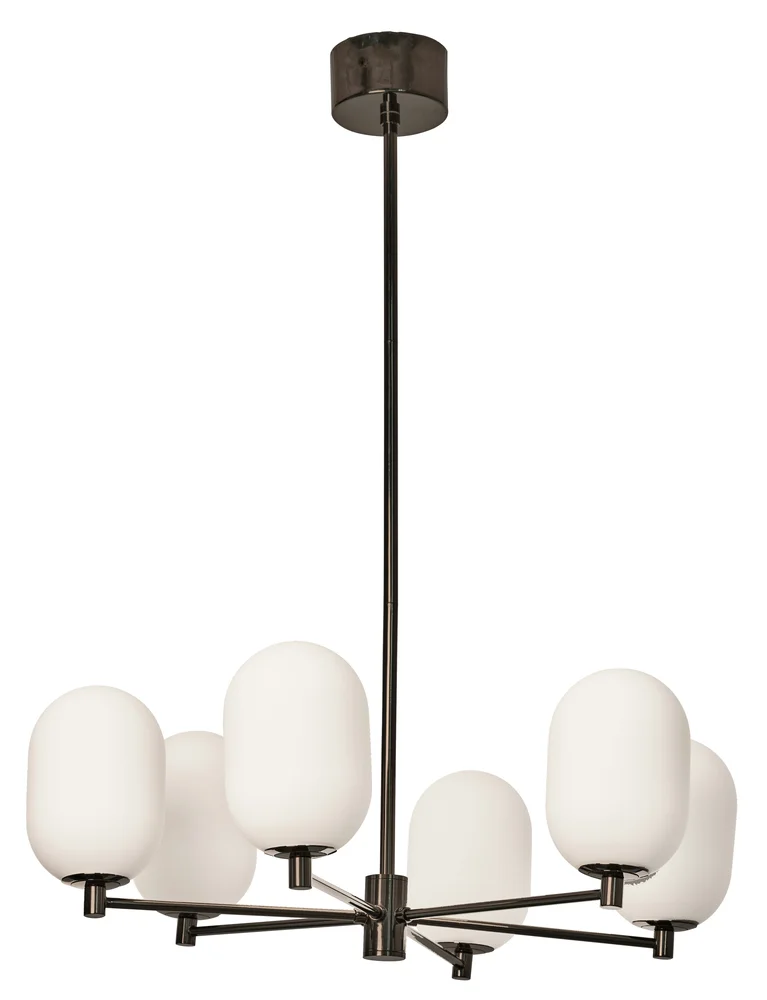 Noor Lysekrone 65 cm, Opal / Sort v:1605072 Noor Lysekrone 65 cm, Opal / Sort v:1605072