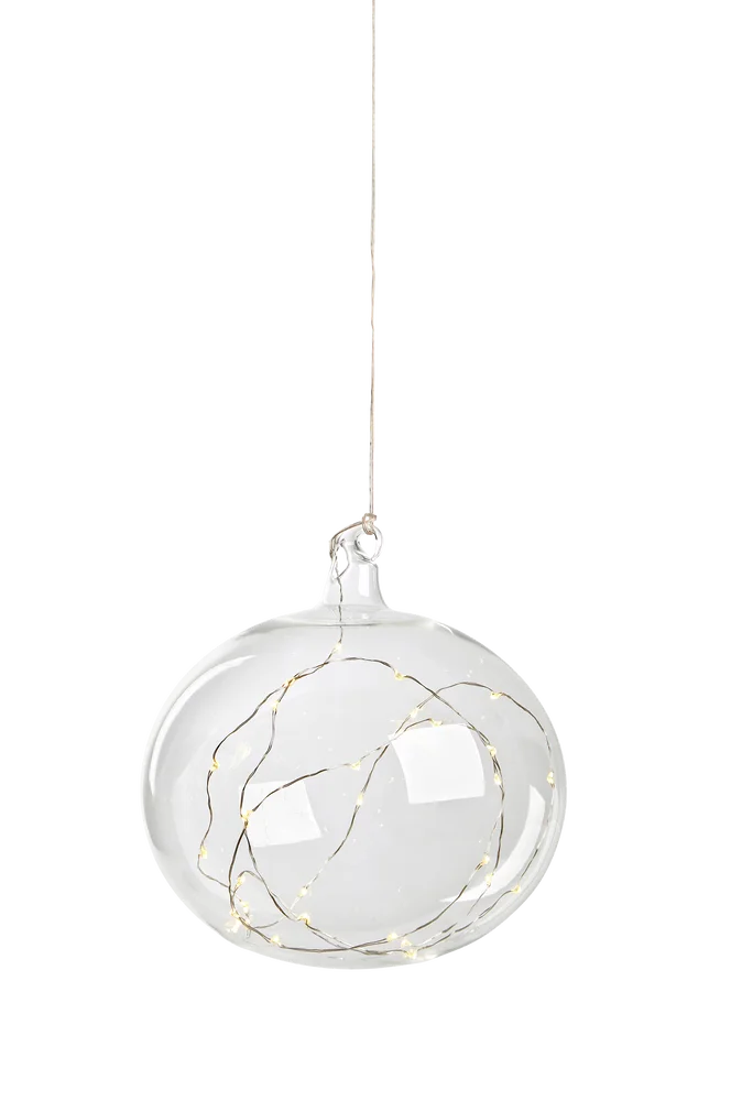 Glassball Lina 18 – Transparent – Belysning | m v:4879261