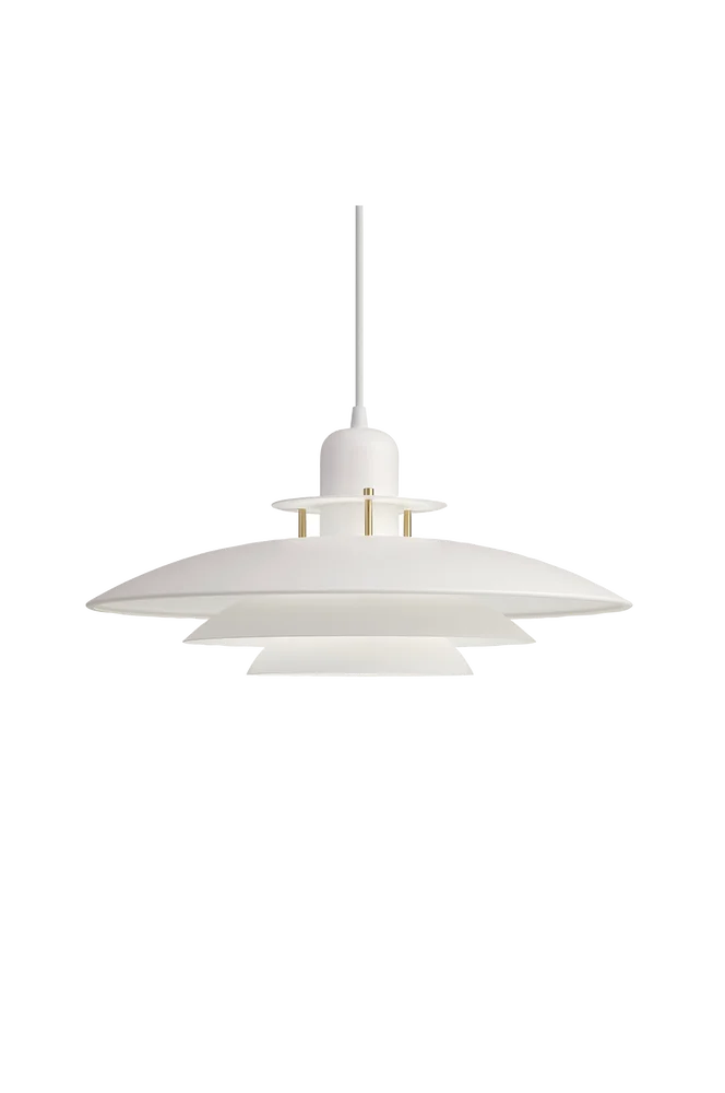 Pendel Primus I, diameter 43 - Hvit - Belysning | m v:7710065