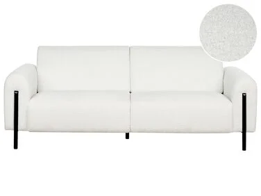 Sofa 3-seter ASKIM Bouclé Hvit v:9095824 Sofa 3-seter ASKIM Bouclé Hvit v:9095824